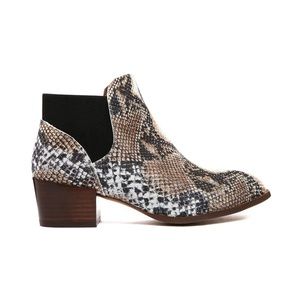 KG by Kurt Geiger Ride snake print ankle boots